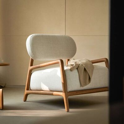 Sillón Tikamoon de Mindi - Natural, Elegante, Cómodo Sillón Tikamoon de Mindi - Natural, Elegante, Cómodo