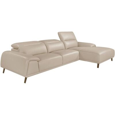 Angel Cerdá Sofá Chaiselongue de Cuero Modern 6150 Angel Cerdá Sofá Chaiselongue de Cuero Modern 6150