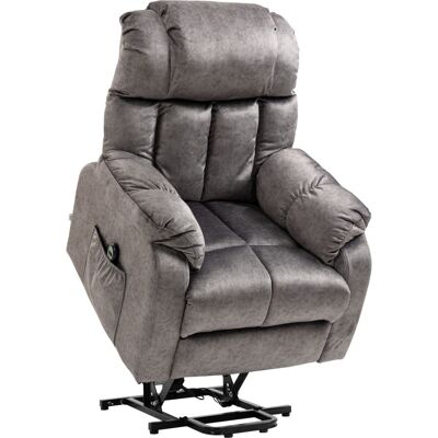 Homcom Sillón levanta personas 83x91x100 cm gris Homcom Sillón levanta personas 83x91x100 cm gris
