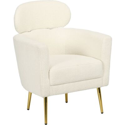 Sillón HOMCOM de Marco de Eucalipto - Cómodo, Reposacabezas desmontable, Soporta 125kg Sillón HOMCOM de Marco de Eucalipto - Cómodo, Reposacabezas desmontable, Soporta 125kg