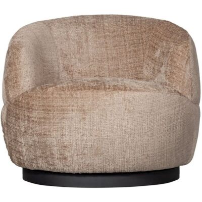 WOOOD Woolly Silla Giratoria - Redonda, Poliéster Suave, Diseño Moderno WOOOD Woolly Silla Giratoria - Redonda, Poliéster Suave, Diseño Moderno