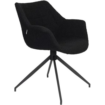 Zuiver Sillón de tela negro Zuiver Sillón de tela negro
