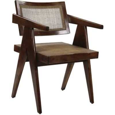 Pomax Sillón de madera oscura Pomax Sillón de madera oscura