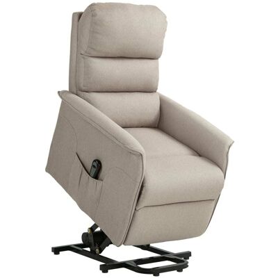 Homcom Sillón levanta personas 64x90x96 cm beige Homcom Sillón levanta personas 64x90x96 cm beige