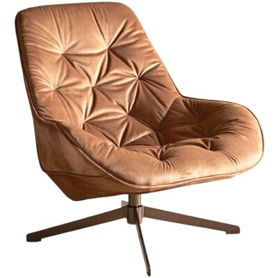 Mathi Design Sillón giratorio de terciopelo elegante Mathi Design Sillón giratorio de terciopelo elegante