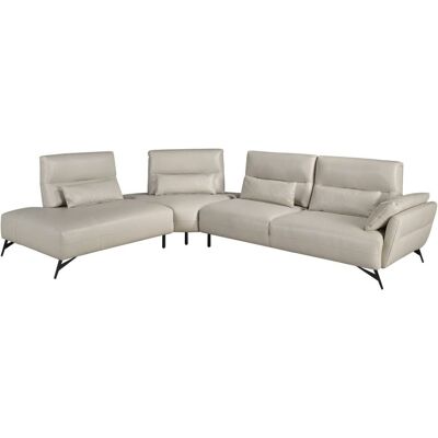 Angel Cerda Sofá chaise longue izquierda piel arena Angel Cerda Sofá chaise longue izquierda piel arena