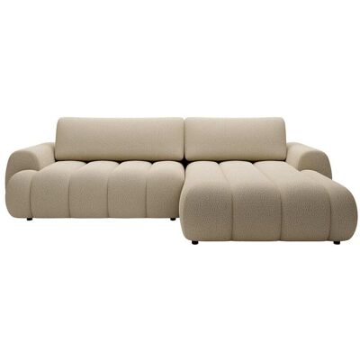 Unique Sofá rinconera tela beige Unique Sofá rinconera tela beige