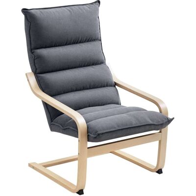 Homcom Sillón de salón 67x83x105 cm gris Homcom Sillón de salón 67x83x105 cm gris