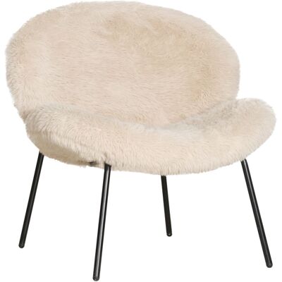 Happy Garden Sillón piel de borrego beige Happy Garden Sillón piel de borrego beige