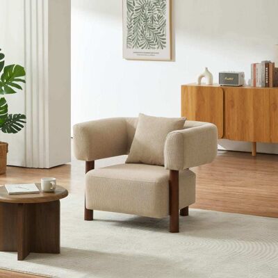 Baita Sillón de 1 plaza, tejido beige arena Baita Sillón de 1 plaza, tejido beige arena