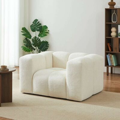 Baita Sillón de 1 plaza, tejido beige Baita Sillón de 1 plaza, tejido beige