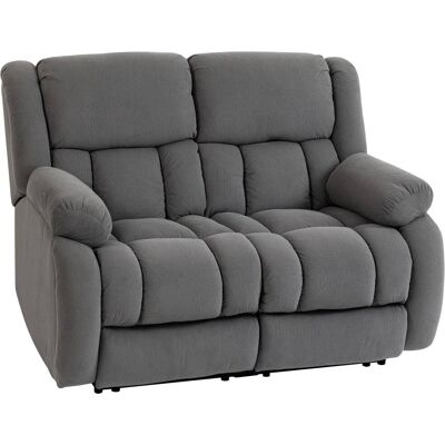 Homcom Sillón reclinable manual 145x100x102 cm gris Homcom Sillón reclinable manual 145x100x102 cm gris