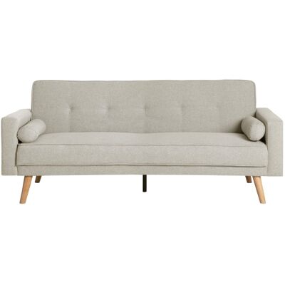Kenay Home Sofá cama tapizado beige 205 x 85,5 cm Kenay Home Sofá cama tapizado beige 205 x 85,5 cm