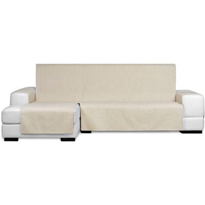 Eysa Funda chaise longue izquierda vista frontal beige rústico 200 cm Eysa Funda chaise longue izquierda vista frontal beige rústico 200 cm