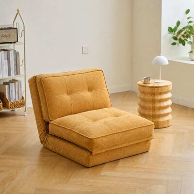 Nordlys Sillón cama en tejido amarillo Nordlys Sillón cama en tejido amarillo