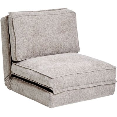 Nordlys Sillón cama en tejido gris Nordlys Sillón cama en tejido gris