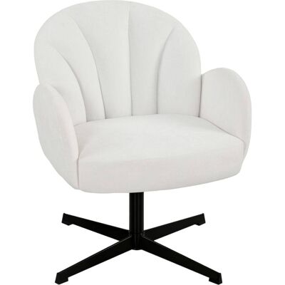 Homcom Sillón de salón 64.5x68x80 cm crema Homcom Sillón de salón 64.5x68x80 cm crema