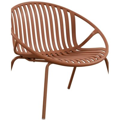 Kenay Home Sillón exterior polipropileno terracota 79,5 x 72,5 cm Kenay Home Sillón exterior polipropileno terracota 79,5 x 72,5 cm
