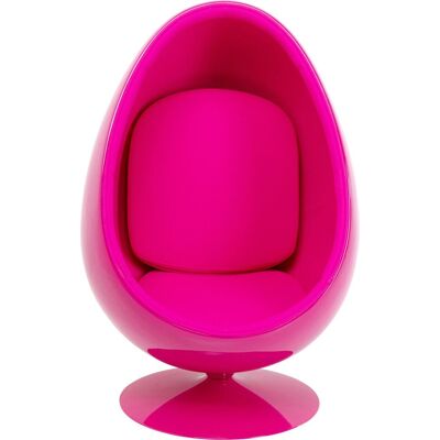 Kare Design Sillón giratorio rosa de tela Kare Design Sillón giratorio rosa de tela