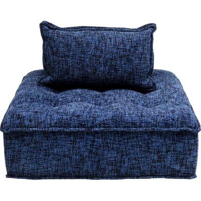 Kare Design Módulo de sofá de tela azul, 1 plaza Kare Design Módulo de sofá de tela azul, 1 plaza