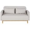 Maisons du Monde Sofá cama de 2/3 plazas beige