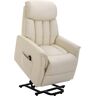 Homcom Sillón levanta personas color beige 80 x 94 x 104 cm