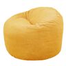 Bananair Puf de pana amarillo 100cm