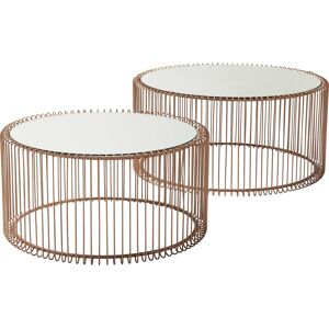 Kare Design Mesa centro cobre (2/set)