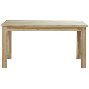 Bois Dessus Bois Dessous Mesa de comedor de teca para 6 personas