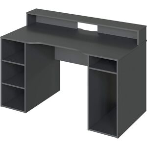 Hogar24 Mesa ordenador gamer gris antracita