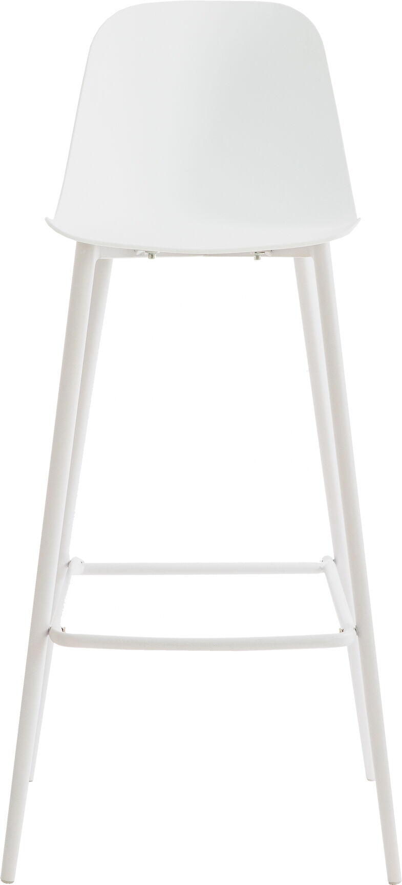 Kenay Home Taburete polipropileno blanco 101,5 cm x 49,5 cm