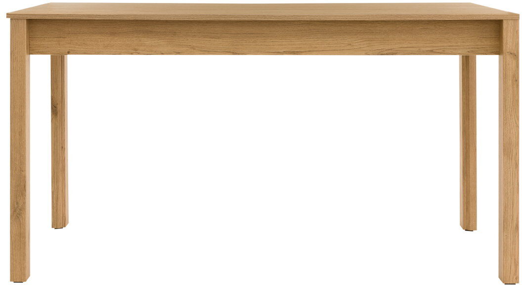 Kenay Home Mesa de comedor efecto madera natural 90 cm x 140 cm