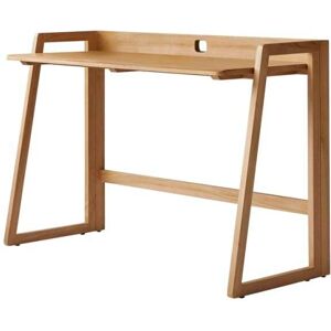Tikamoon Escritorio plegable de teca maciza clara Tikamoon Escritorio plegable de teca maciza clara