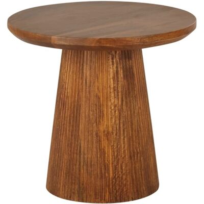 Maisons du Monde Mesa auxiliar de madera maciza de mango Maisons du Monde Mesa auxiliar de madera maciza de mango