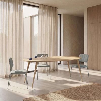 Mesa de comedor ovalada Maisons du Monde - 8-10 Plazas Mesa de comedor ovalada Maisons du Monde - 8-10 Plazas