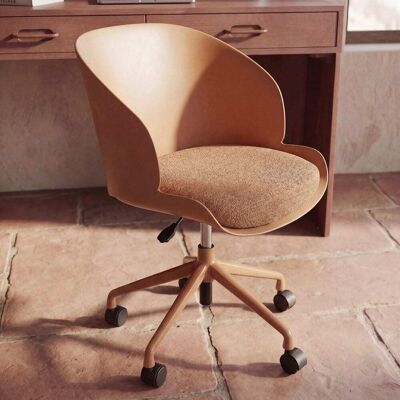 Maisons du Monde Silla de escritorio giratoria regulable caramelo Maisons du Monde Silla de escritorio giratoria regulable caramelo