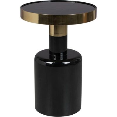 Zuiver Glam - Mesa auxiliar redonda de metal - Negro Zuiver Glam - Mesa auxiliar redonda de metal - Negro