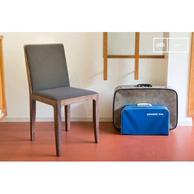 PIB Silla de nogal marron PIB Silla de nogal marron
