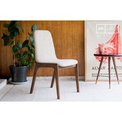 PIB Silla de tela beige PIB Silla de tela beige