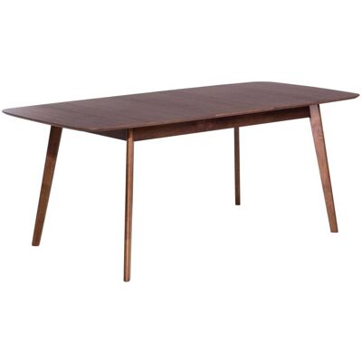 Beliani Mesa de comedor de derivado de madera 8 personas l150 190 Beliani Mesa de comedor de derivado de madera 8 personas l150 190