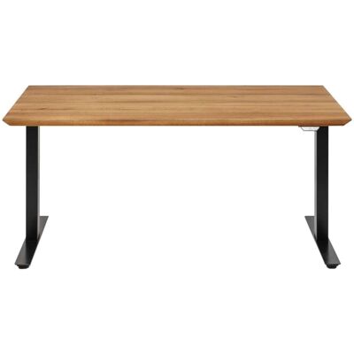 Kare Design Escritorio ajustable de roble y acero negro L160 Kare Design Escritorio ajustable de roble y acero negro L160