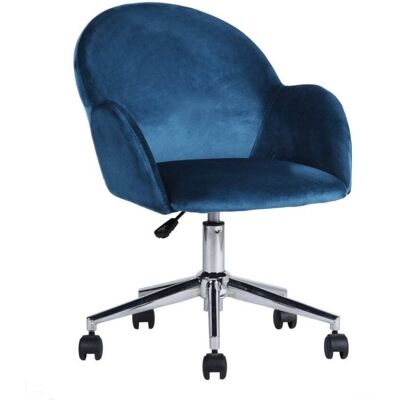 Calicosy Silla de oficina con ruedas y apoyabrazos - azul Calicosy Silla de oficina con ruedas y apoyabrazos - azul