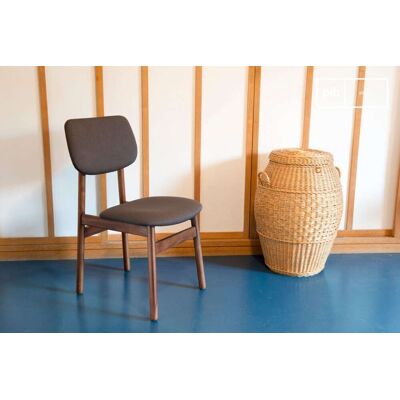 PIB Silla de madera marrón PIB Silla de madera marrón