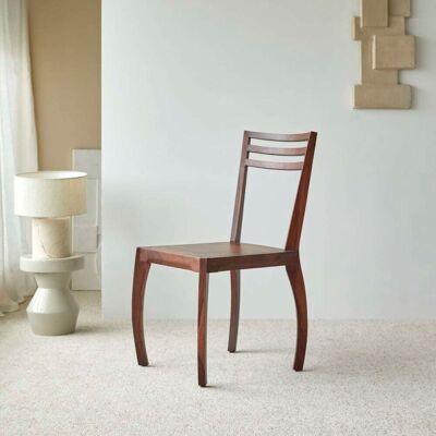 Tikamoon Silla en madera de palisandro luna Tikamoon Silla en madera de palisandro luna
