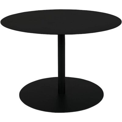 Mesa de centro redonda de metal negra Snow de Zuiver - 60x40x60cm Mesa de centro redonda de metal negra Snow de Zuiver - 60x40x60cm