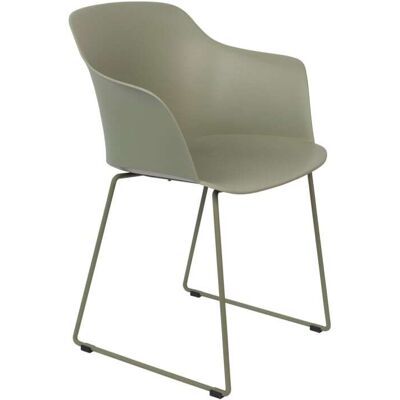 Silla de plástico verde White Label - Silla Silla de plástico verde White Label - Silla