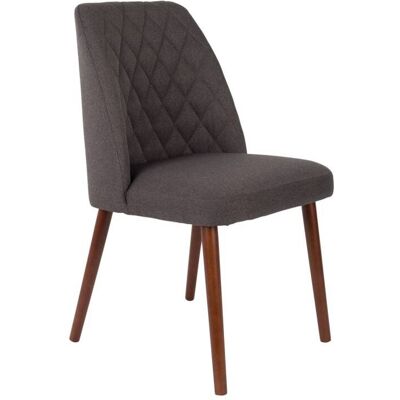 White label Silla de tela gris oscuro White label Silla de tela gris oscuro
