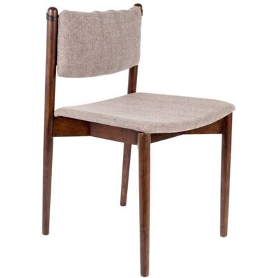 Silla de comedor vintage Dutchbone Torrance - Beige/Marrón Silla de comedor vintage Dutchbone Torrance - Beige/Marrón