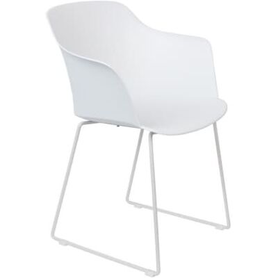White label Sillón de polipropileno blanco White label Sillón de polipropileno blanco