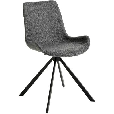 Angel Cerda Silla comedor tapizada tela gris Angel Cerda Silla comedor tapizada tela gris
